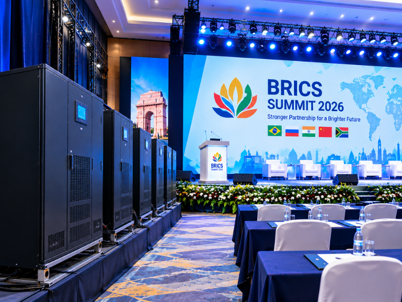 BRICS Summit 2026: The Role of Reliable UPS Rental Solutions for Major Events