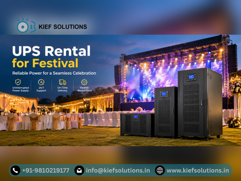 UPS Rental for Festival Events: Benefits, Uses & How to Choose the Right UPS