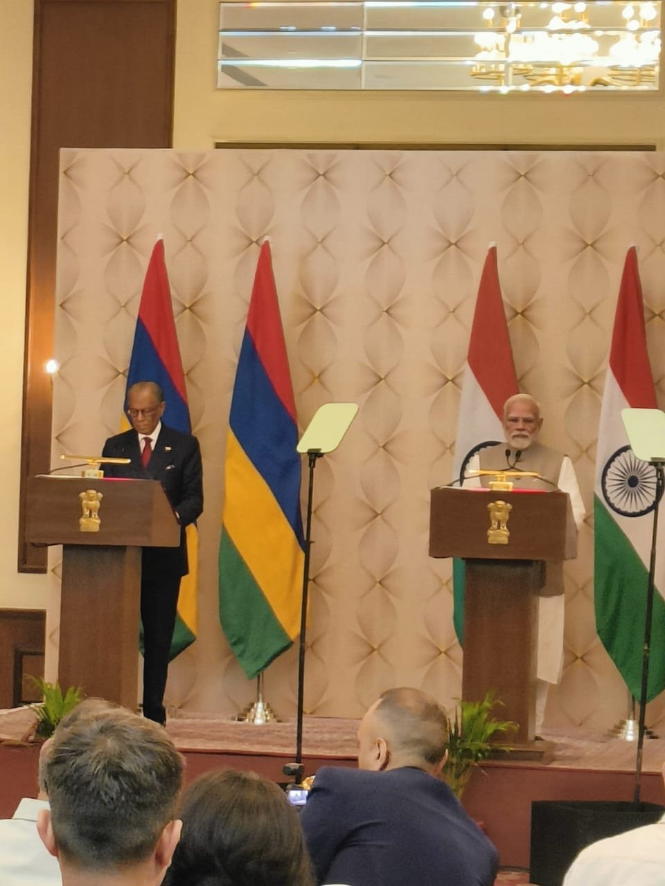 Maldives PM meeting at Taj Banaras
